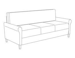 Back-Flip Sleeper Sofa
