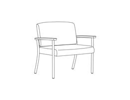 Bariatric Chair / Urethane Arms